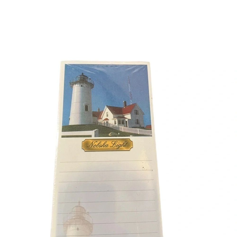 Magnetic Notepad Nobska‎ Lighthouse Cape Cod 50 Sheets South Cape District Inc